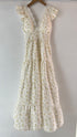 Vintage V Neck Design Midi Dress